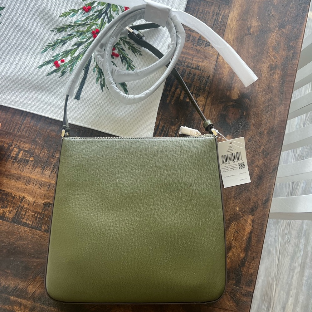 Kate Spade Olive Green Crossbody Bag - Picture 3 of 9